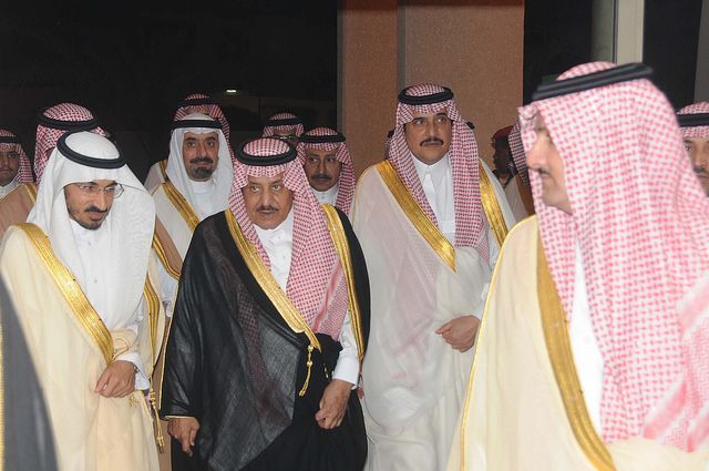مع الأمير نائف بن عبدالعزيز يرحمه الله 